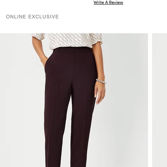 Black Ann Taylor Collarless Crepe Suit - Picture 8 of 9